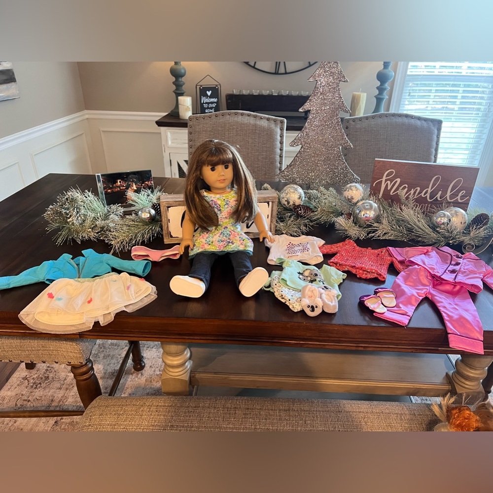 American Girl Doll with 6 outfits
